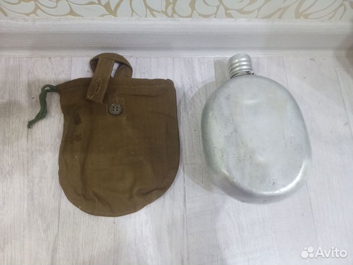 Фляжка и котелок армейские СССР