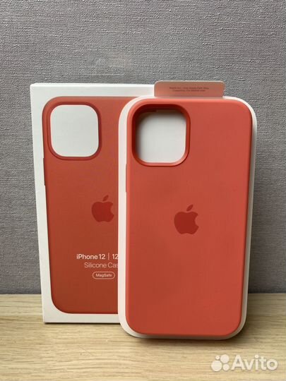 iPhone 12/12 pro silicone case pink citrus