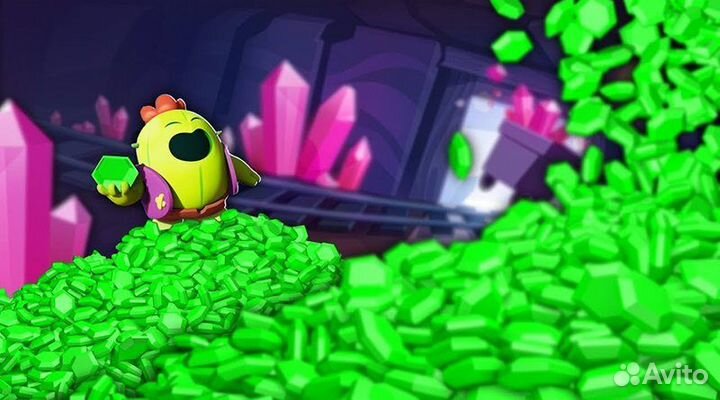 Гемы Бравл Старс/Brawl Stars/Gems/Донат/80 гемов
