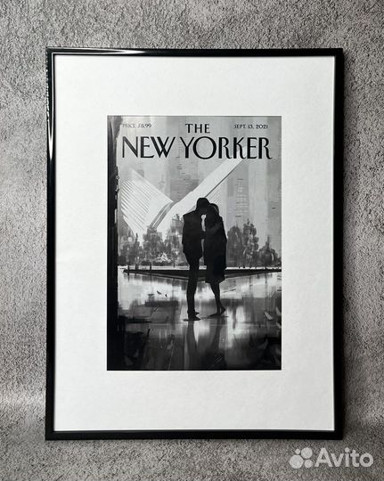 Обложки журнала The New Yorker в оформлении и без