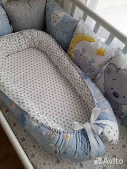 Бортики в детскую кроватку новые