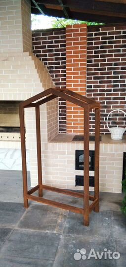 Дровник из кортеновской стали