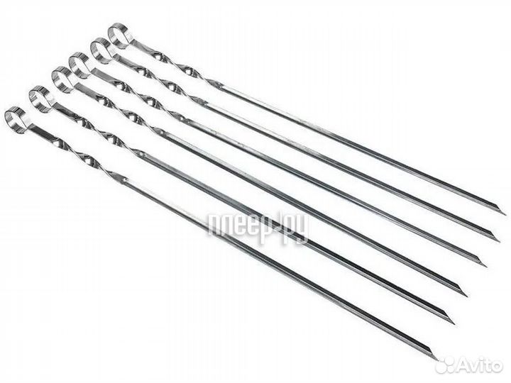 Набор шампуров SBX Угловые 450x10x1mm 6шт 18944