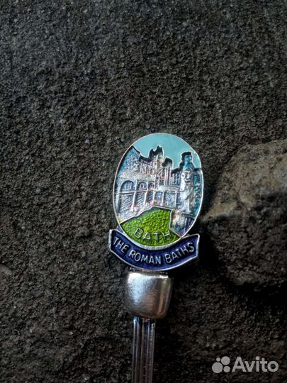 Сувенирная ложка Англия Римские термы Серебрение