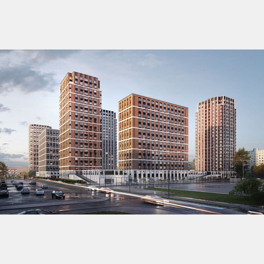 2-к. квартира, 61,4 м², 10/16 эт.