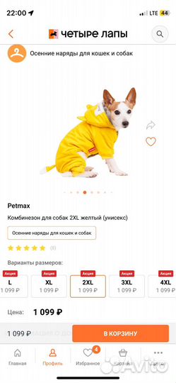 Комбинезон для собак Petmax