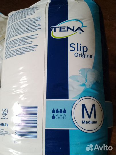 Памперсы тена М 2 поштучно
