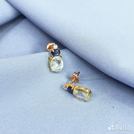 Золотые серьги