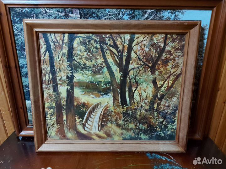 Картина маслом пейзаж 50х60