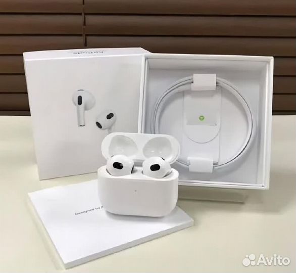 Airpods 4 с шумоподавлением + гарантия