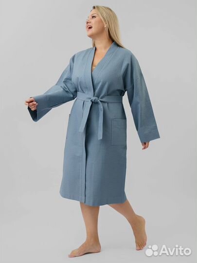 Халат банный вафельный Артикул 1451 - 1448