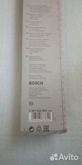 Щётки стеклоочистителя Bosh Aero 60 Flat 525