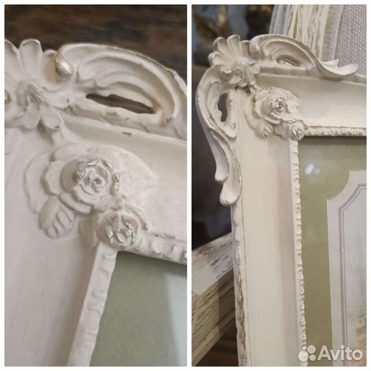 Ангел (2шт) Картина в рамке кролик фоторамка багет