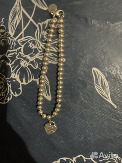 Tiffany браслет серебро