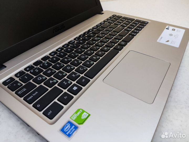 Новый 4х ядерный ноутбук asus intel/DDR4/GForse