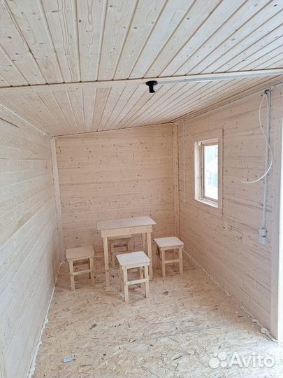 Бытовка и хозблок с утеплением и отделкой