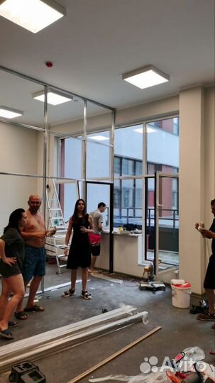 Раздвижные перегородки для кафе/магазина/офиса