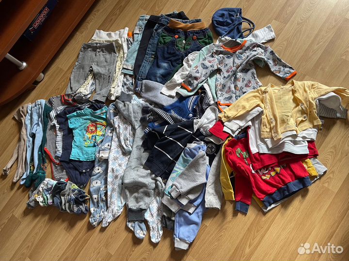 Вещи пакетом на мальчика от 6 до 12 месяцев