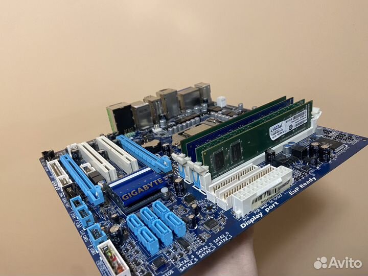 Комплект i5 760 + gigabyte GA-Q57M-S2H + 8Gb