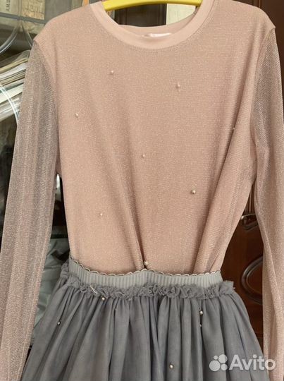 Юбка с блузкой для девочек