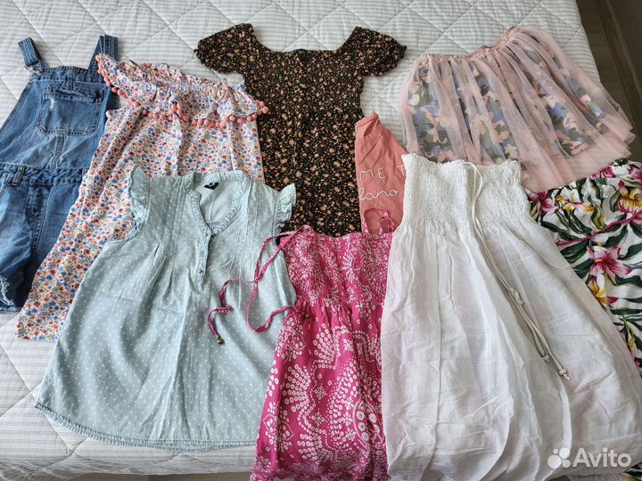 Вещи пакетом для девочки 140-146