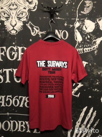 Футболка мерч The Subways indie rock britpop punk