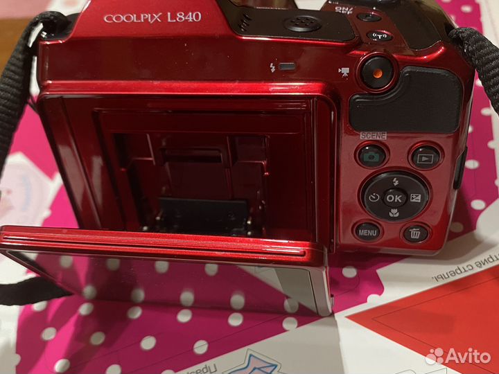 Nikon coolpix l840 красный