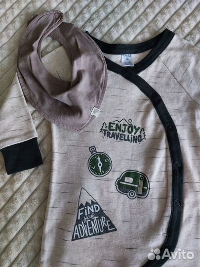 Боди для мальчика 68