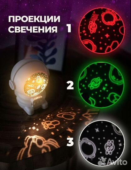 Ночник проектор звездного неба новый