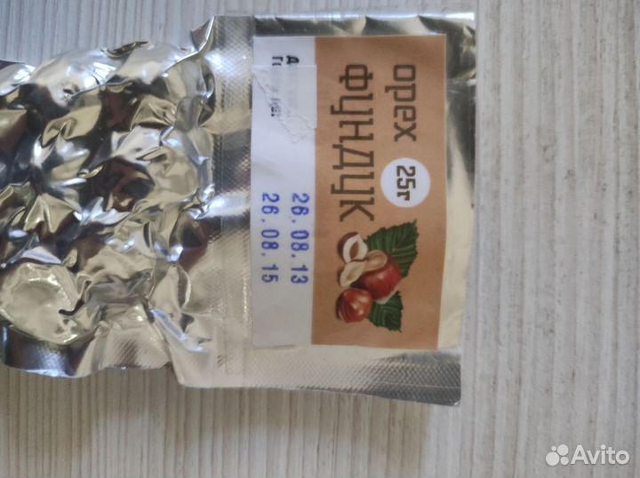 Пища космонавтов орех фундук