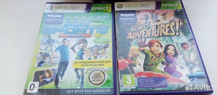 Xbox 360 kinect с дисками