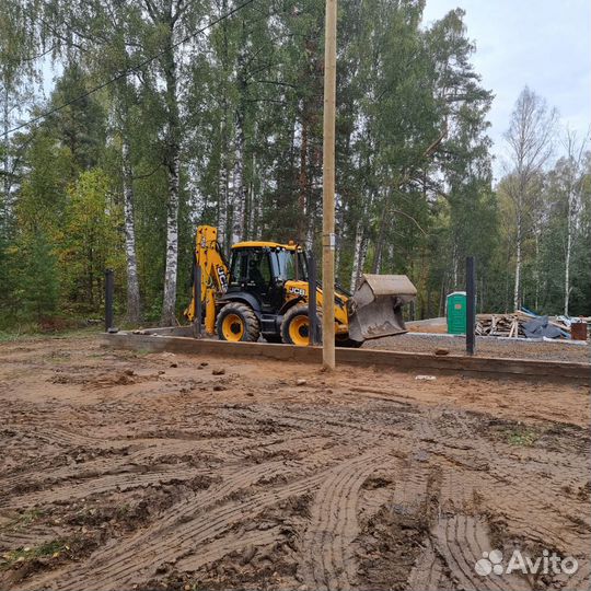 Аренда экскаватора погрузчика JCB