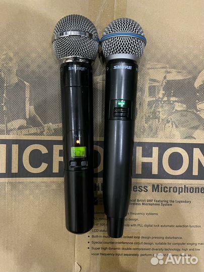 Радиомикрофоны Shure beta58A (SLX/glxd)