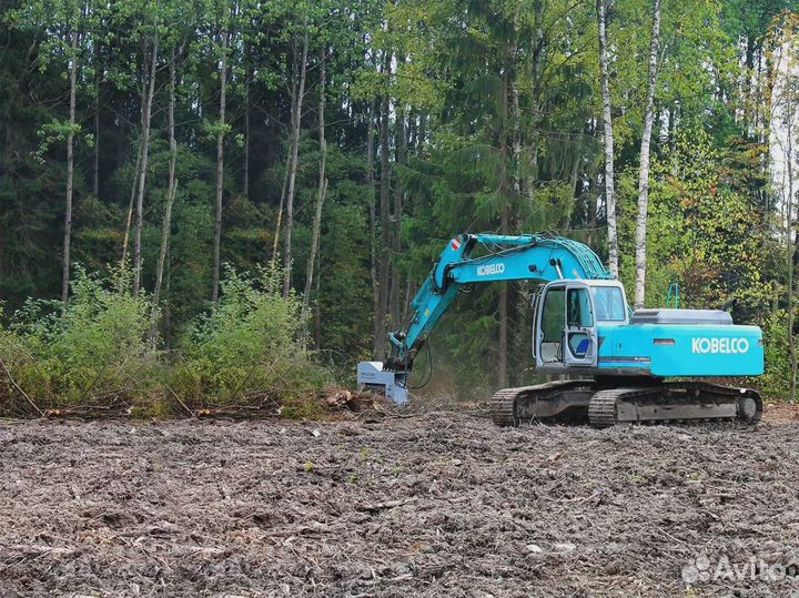 Расчистка участка, покос травы/бурьяна, спил дерев