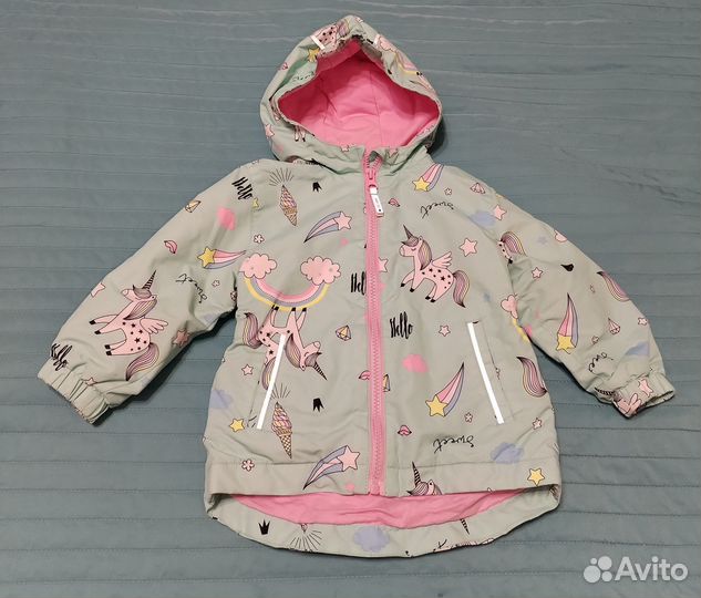 Пакет тёплой одежды на девочку 80-86