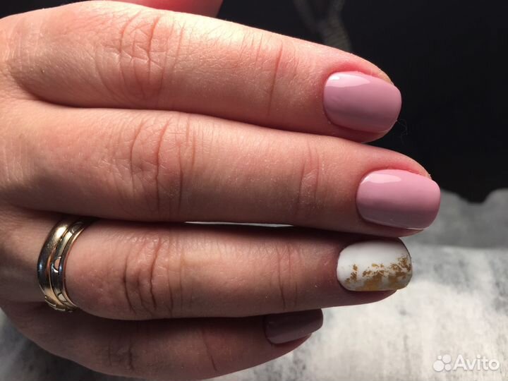 Маникюр шеллак, педикюр