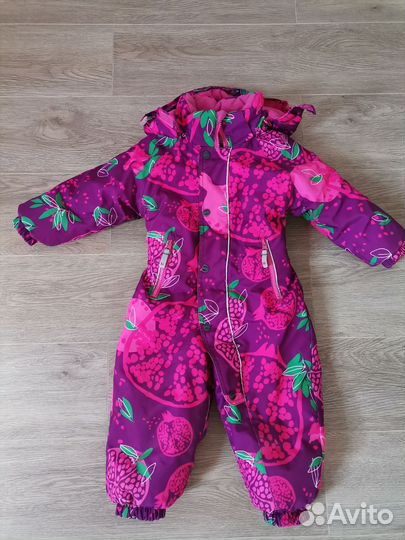Зимний комбинезон на девочку 80
