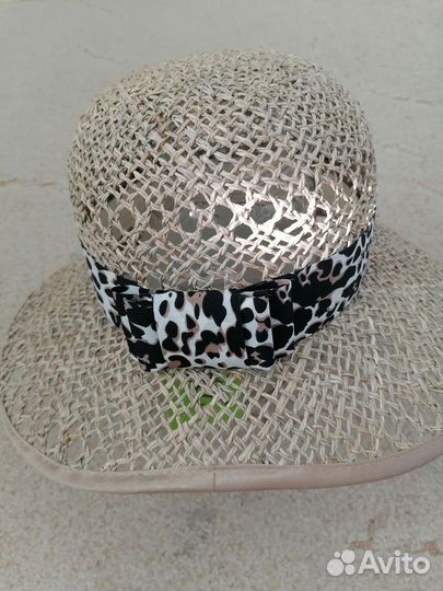 Шляпа женская соломенная натуральная