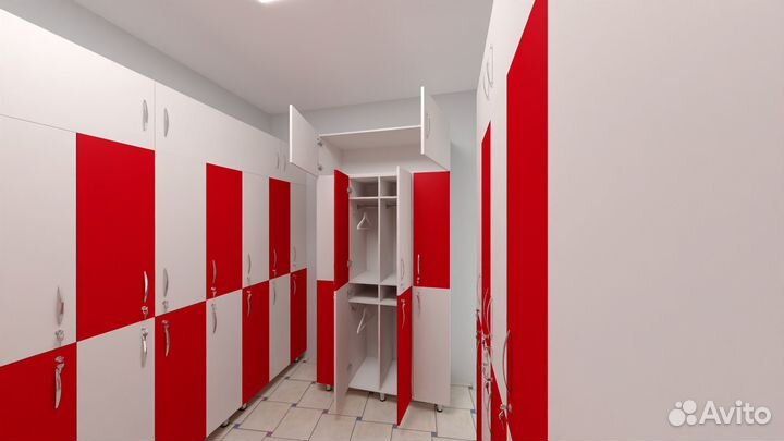 Шкафы для раздевалок