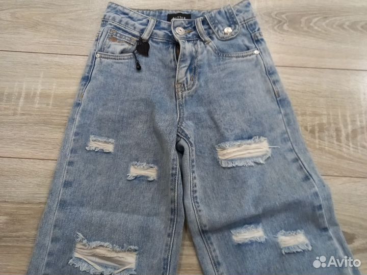 Джинсы для девочки 4-5 дет
