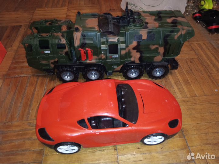 Машина детская тягач и гоночная