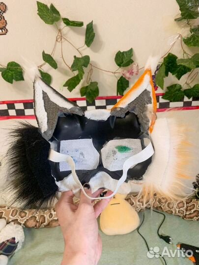 Маска квадробера ручная работа