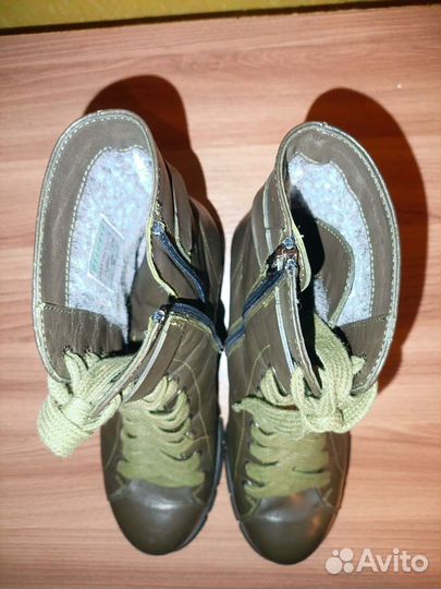 Ботинки женские зимние 38 размера кожаные