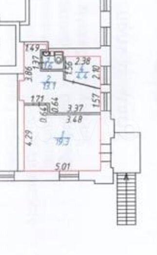 Сдам помещение свободного назначения, 38 м²