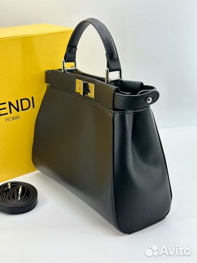 Сумка натуральная кожа женская Fendi