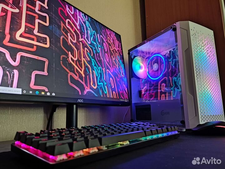 Игровой пк Intel Core i5/16Gb/RX 550 4Gb/SSD 512Gb