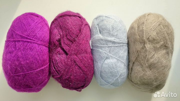 Пряжа мохер