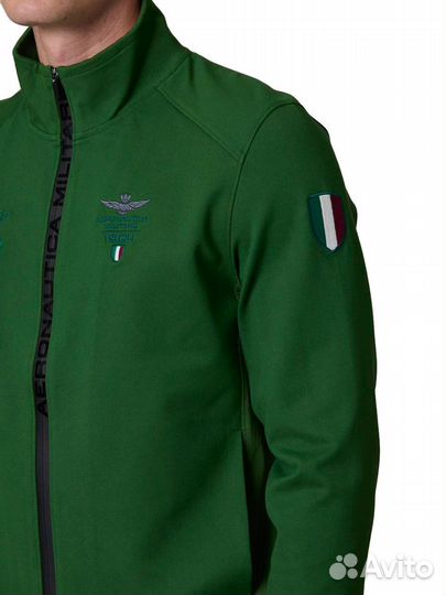 Толстовка мужская Aeronautica FE1984 зеленый
