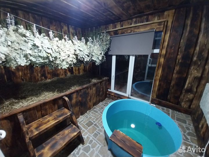 Аренда семейной бани(изба липовая)