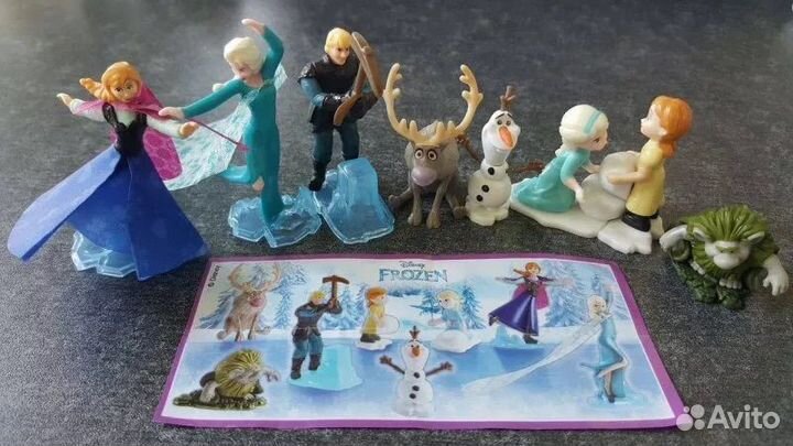 Игрушки Киндер сюрприз, Холодное сердце, серия